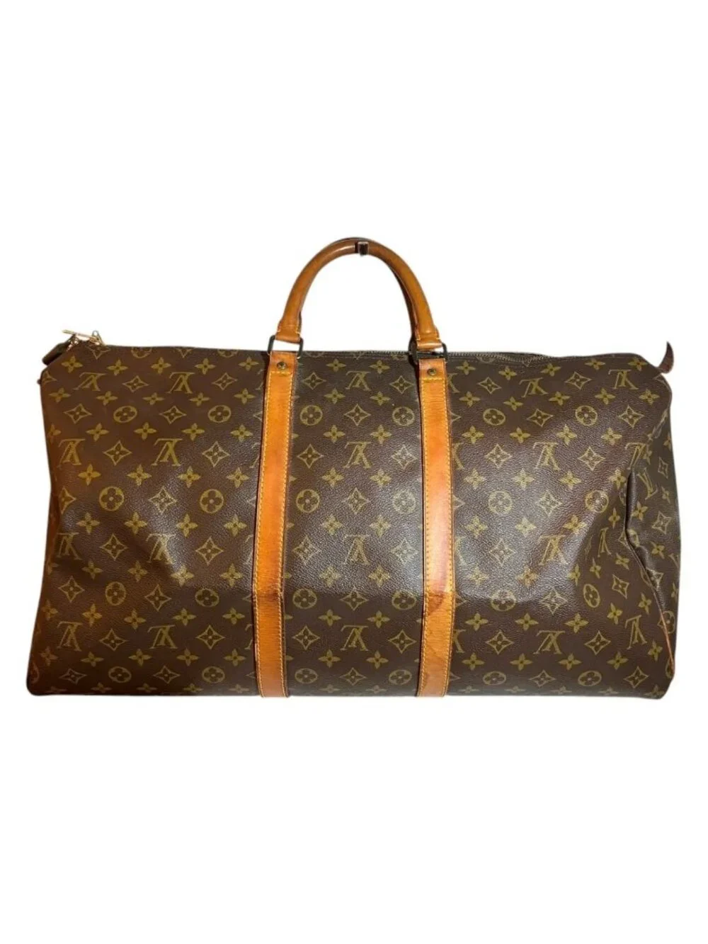 Louis Vuitton Keepall 55 Monogram Boston Bag Canvas